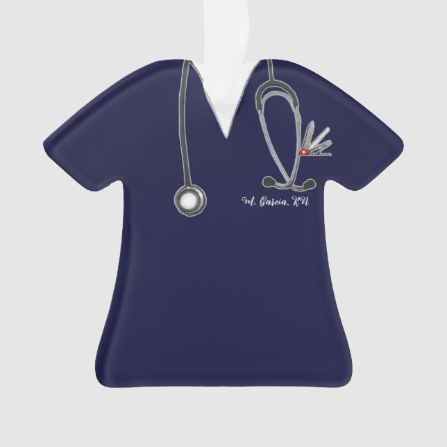 Nurse Nursing School Grad Ornament (Front)