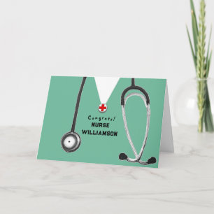 Nurse Nursing School Graduation Card
