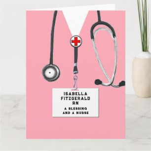 Nurse Nursing School Graduation Card