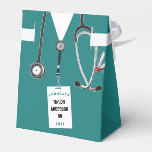 Nurse Nursing School Graduation Favor Box