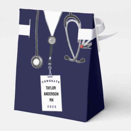 Nurse Nursing School Graduation Favor Box