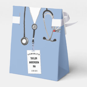 Nurse Nursing School Graduation Favor Box