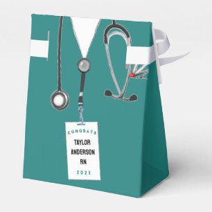 Nurse Nursing School Graduation Favor Box