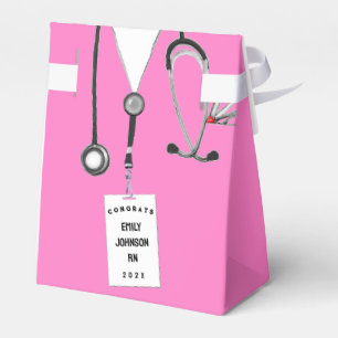 Nurse Nursing School Graduation Favor Box