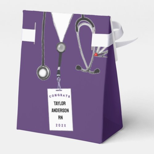 Nurse Nursing School Graduation Favor Box