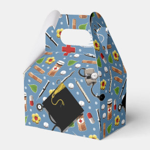 Nurse Nursing School Graduation Favor Boxes