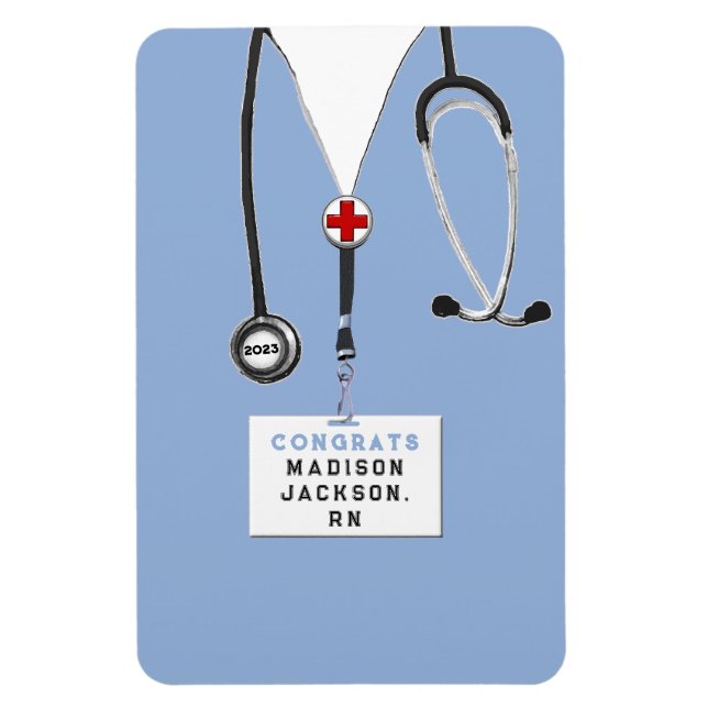 Nurse Nursing School Graduation Magnet (Vertical)