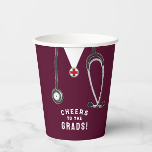 Nurse Nursing School Graduation Paper Cups
