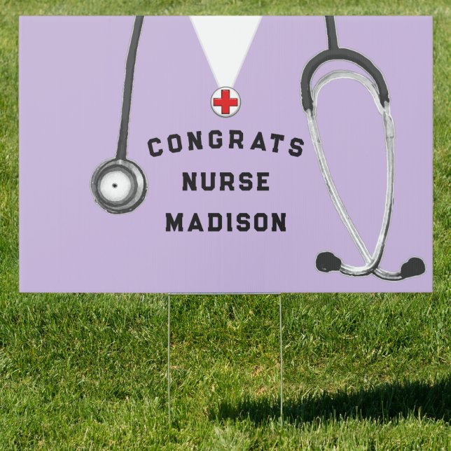 Nurse Nursing School Graduation Sign (Insitu)