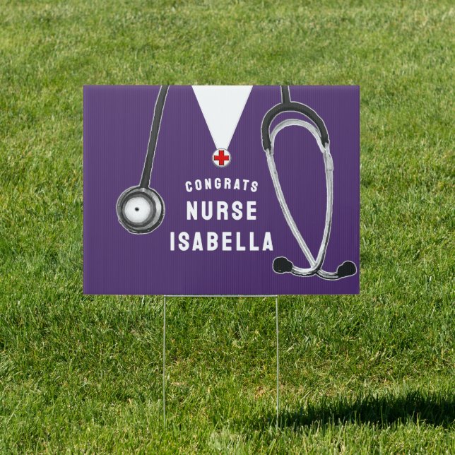 Nurse Nursing School Graduation Sign (Insitu)