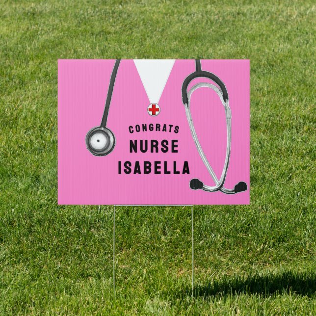 Nurse Nursing School Graduation Sign (Insitu)