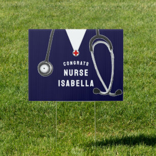 Nurse Nursing School Graduation Sign