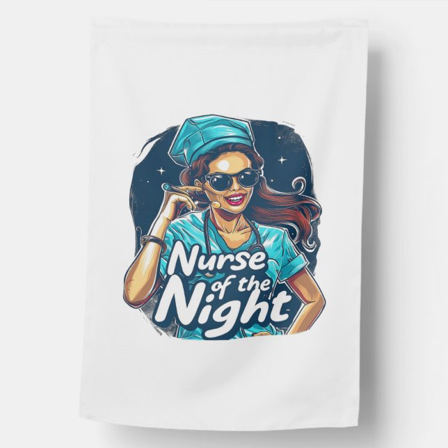 Nurse of the Night House Flag (Front)