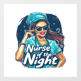 Nurse of the Night Wall Decal