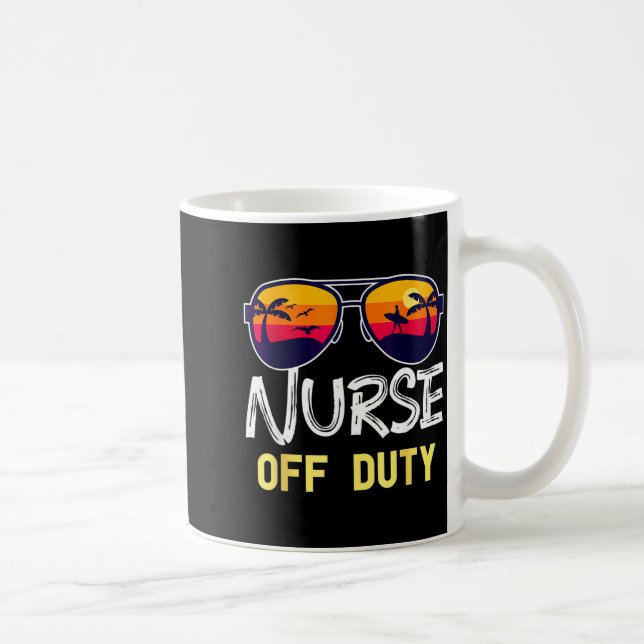 Nurse Off Duty 2022 Spring Break Summer Vacation Coffee Mug (Right)