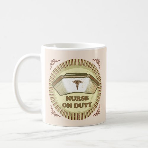 Nurse On Duty  custom name mug