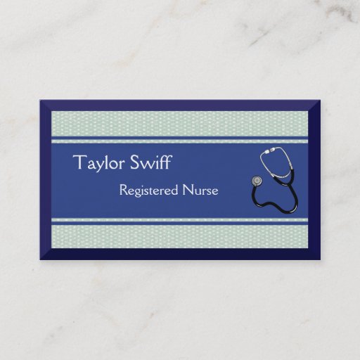 Customizable Nurse / Doctor / Medical Business Card Template