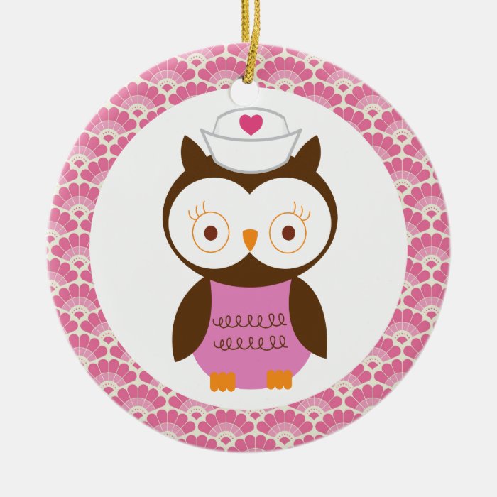 Nurse Owl Gift Ornament