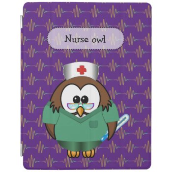 Nurse Owl Ipad Smart Cover by just_owls at Zazzle
