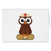 Nurse Owl (w/bandaid) (Front Horizontal)