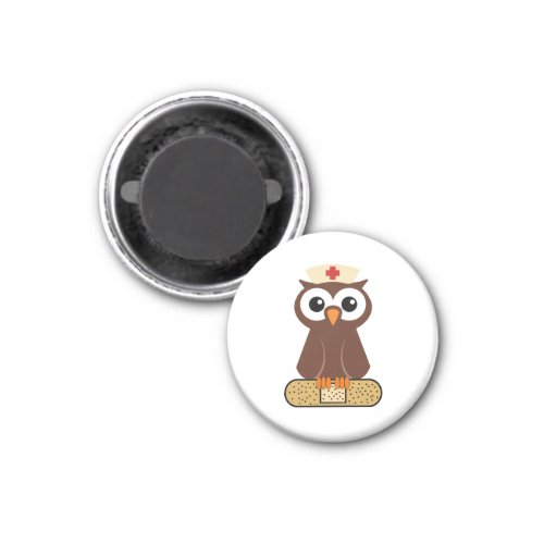 Nurse Owl wbandaid Magnet