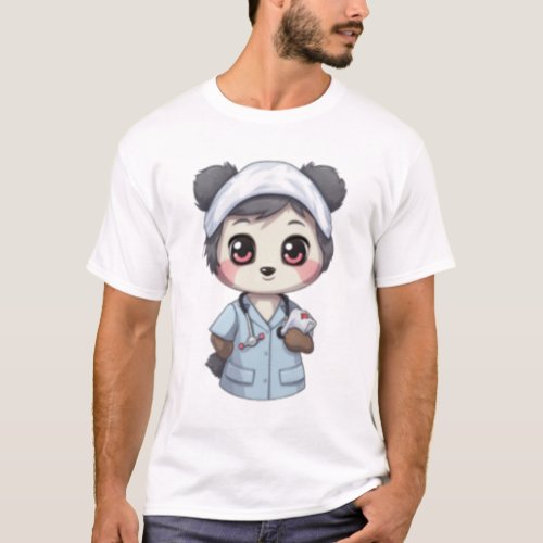 Nurse Panda   T_Shirt