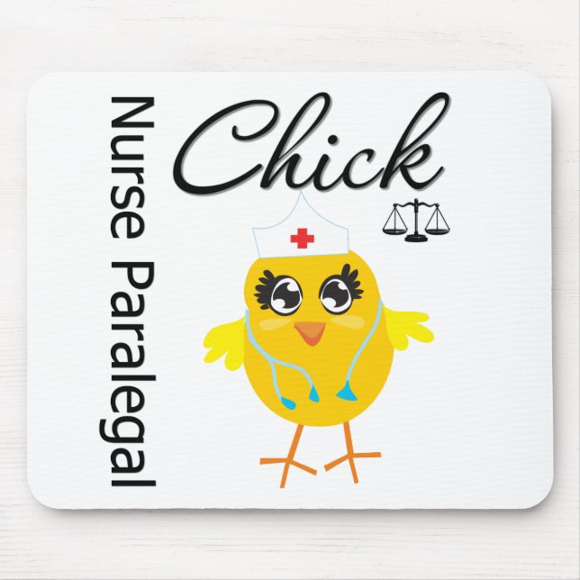 Nurse Paralegal Chick v1 Mouse Pad (Front)