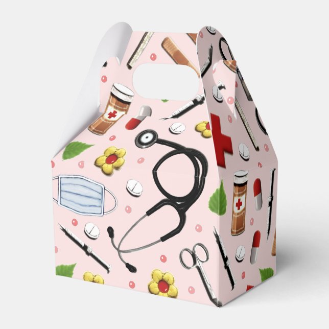 Nurse Party Favor Box (Front Side)
