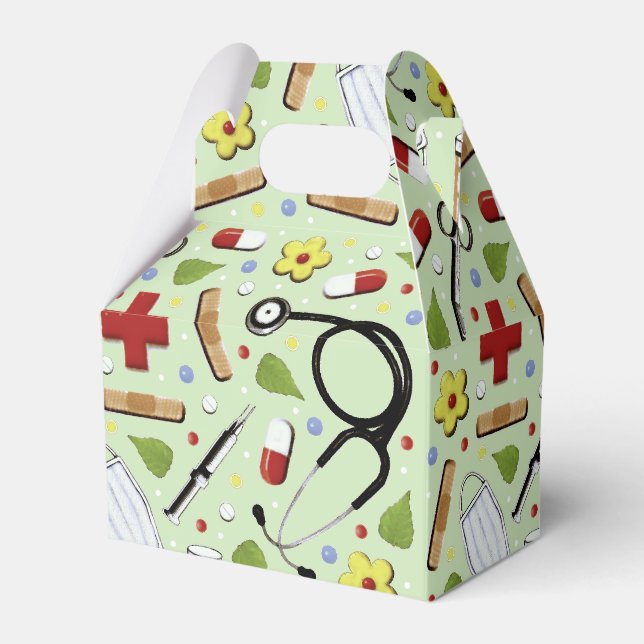 Nurse Party Favor Boxes (Front Side)