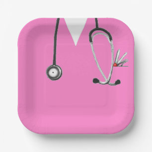 Nurse Party Paper Plates