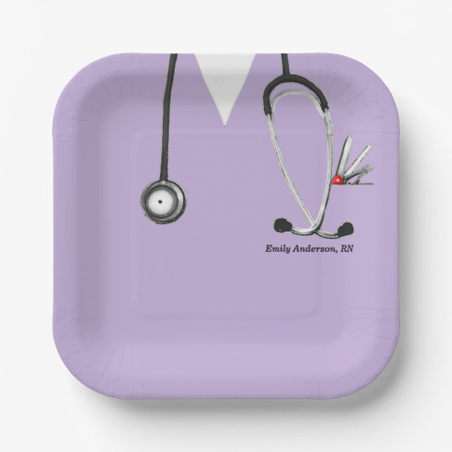 Nurse Party Paper Plates (Front)