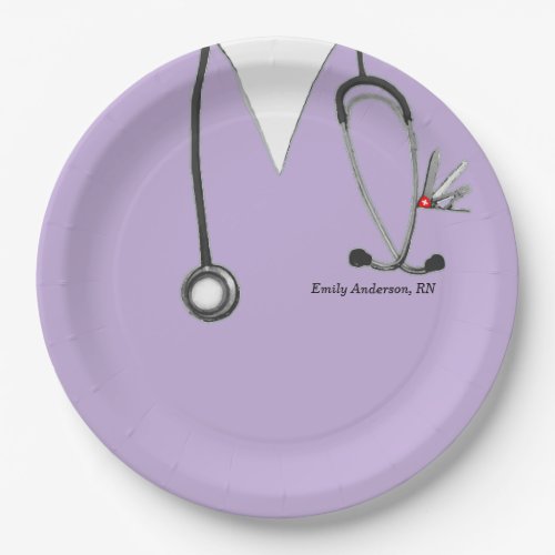 Nurse Party Paper Plates