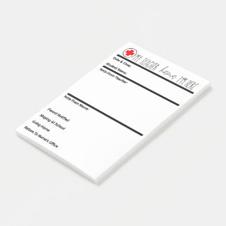 Nurse Pass for any School Setting; school nurse Post-it Notes