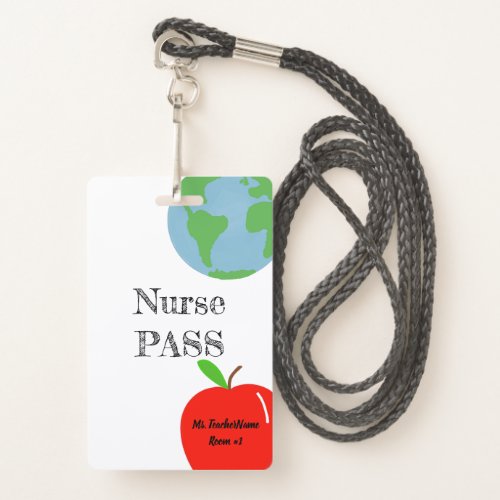 Nurse Pass Personalized Badge