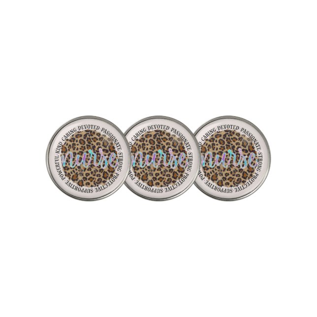 Nurse Personality Traits Golf Ball Marker (3 Up)