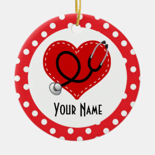 Nurse Personalized Christmas Gift Ornament