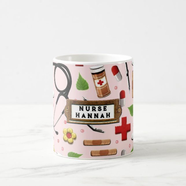 Nurse Personalized Coffee Mug (Center)