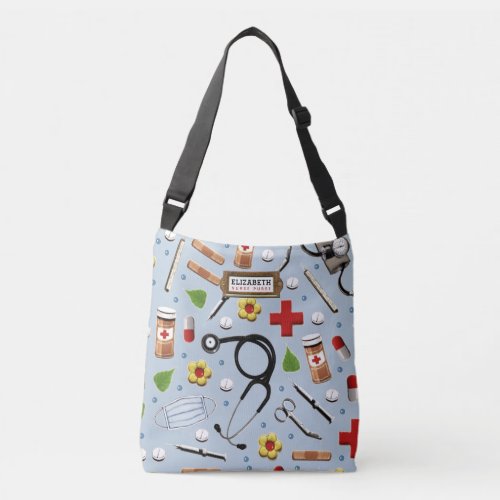Nurse Personalized Gift Idea Crossbody Bag