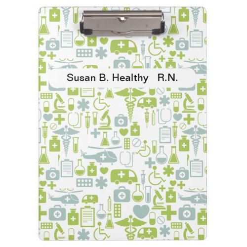 Nurse Personalized Medical Clipboards