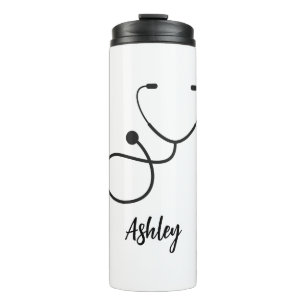 Nurse Personalized Tumbler, Tumbler with nice hear