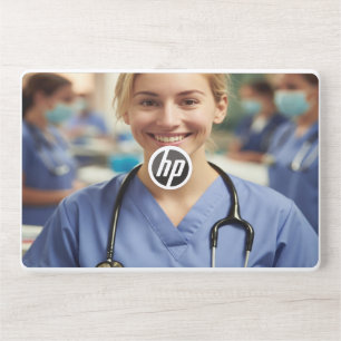 Nurse Photo Customize Personalize HP Laptop Skin