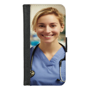 Nurse Photo Customize Personalize iPhone 8/7 Wallet Case