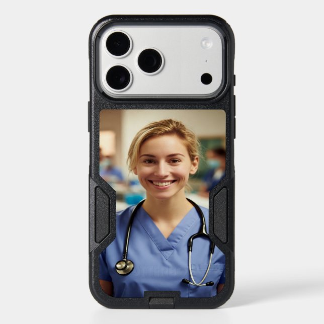 Nurse Photo Customize Personalize Otterbox iPhone Case (Back)