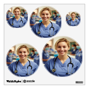 Nurse Photo Customize Personalize Wall Decal
