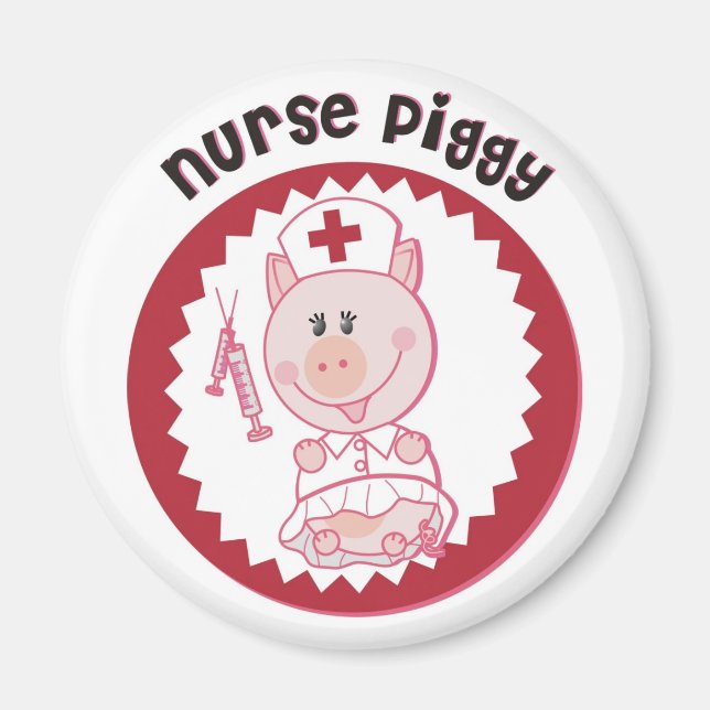 Nurse_Piggy Magnet (Front)