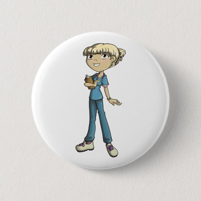 Nurse Pinback Button (Front)