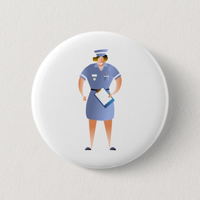Nurse Pinback Button (Front)