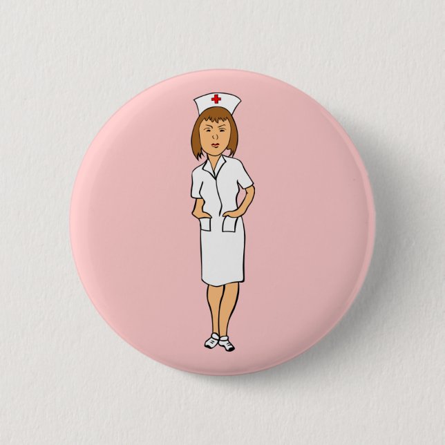 Nurse Pinback Button (Front)