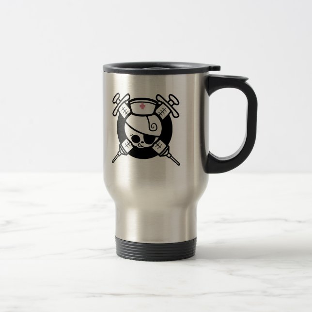 Nurse Pirate and Cross Hypos Travel Mug (Right)