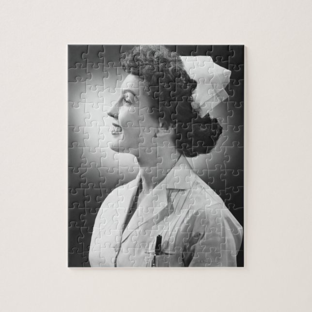 Nurse Posing Jigsaw Puzzle (Vertical)